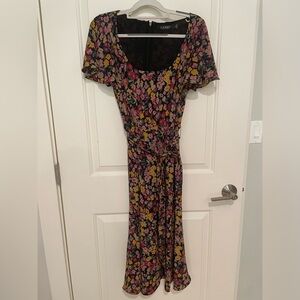 Ralph Lauren Black label midi floral print dress